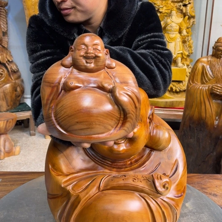 香樟木小**哥长10厘米高10厘米