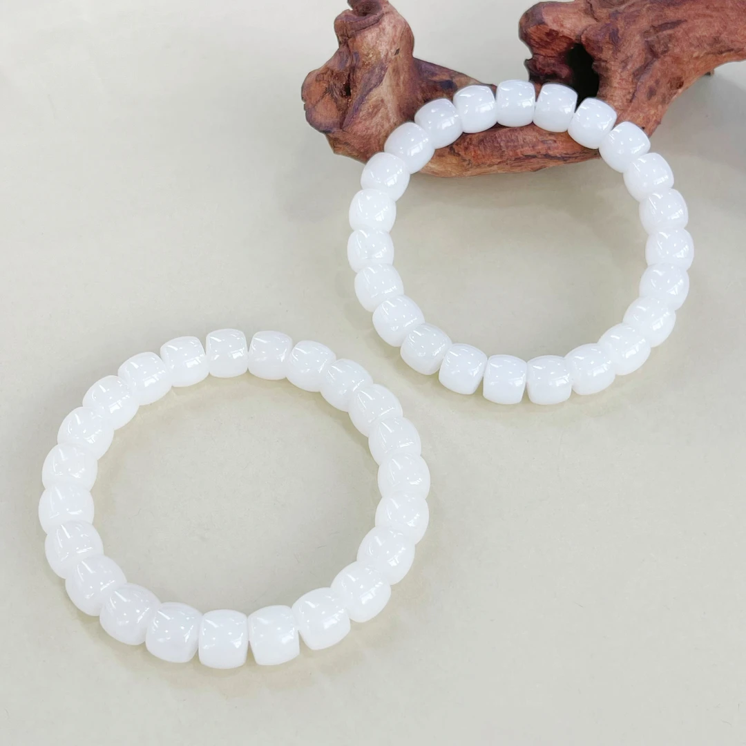 【小宝珠宝】10 T18262-和田玉单圈手串-多样性发其一-8.5mm