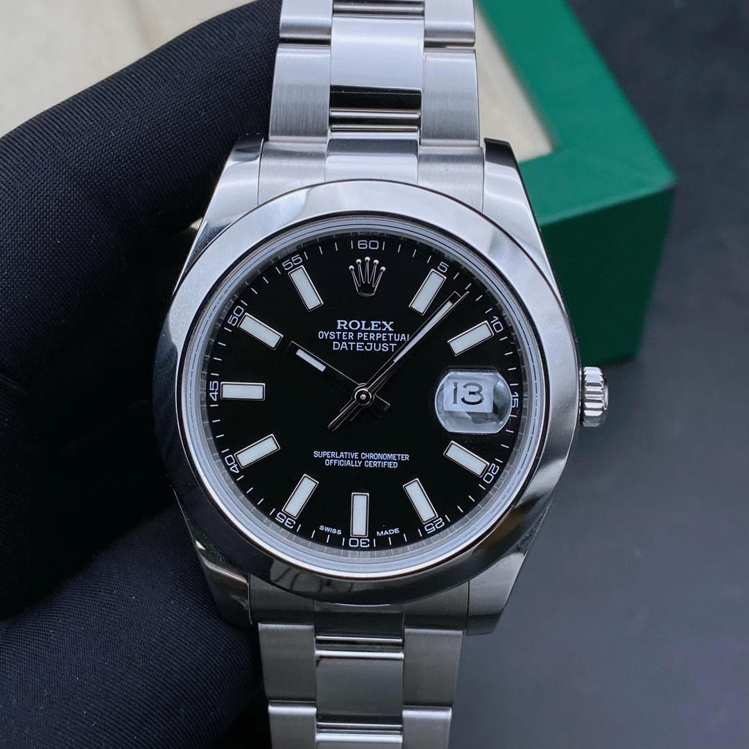 99新 Rolex/劳力士 补差价日志116300/机械男表/黑条钉/表径41