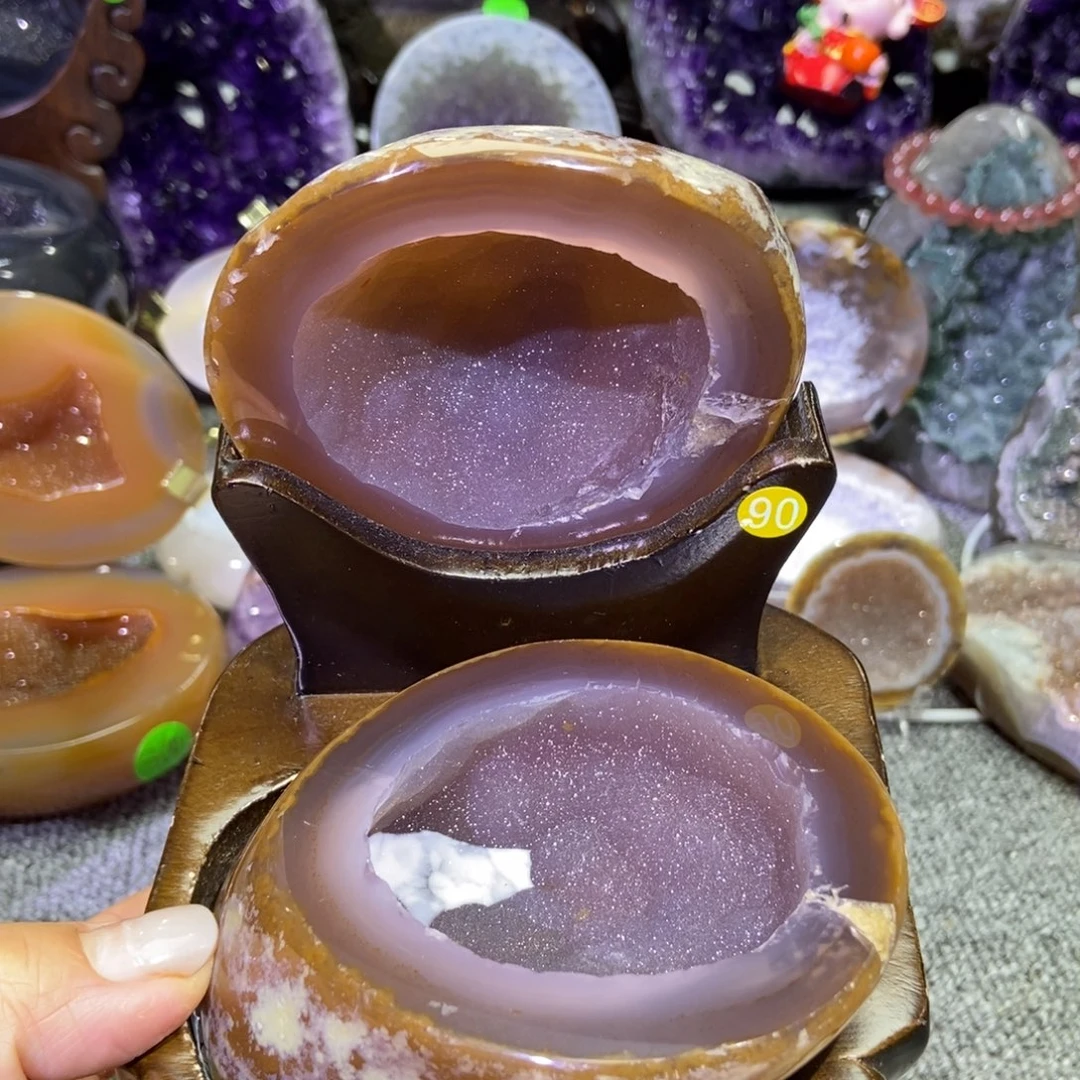 紫晶摆件未镶嵌水晶