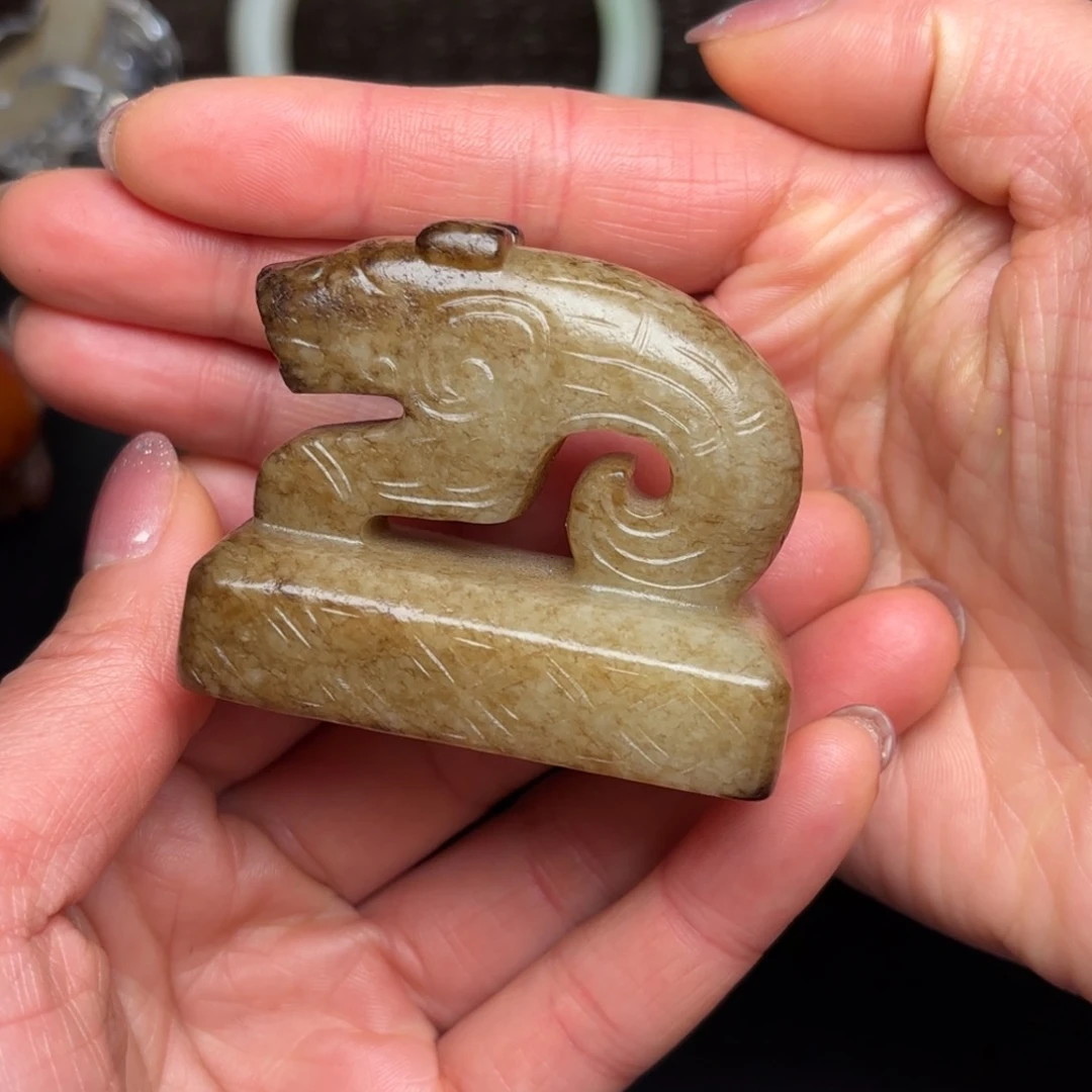 和田玉吊坠(不含链)未镶嵌