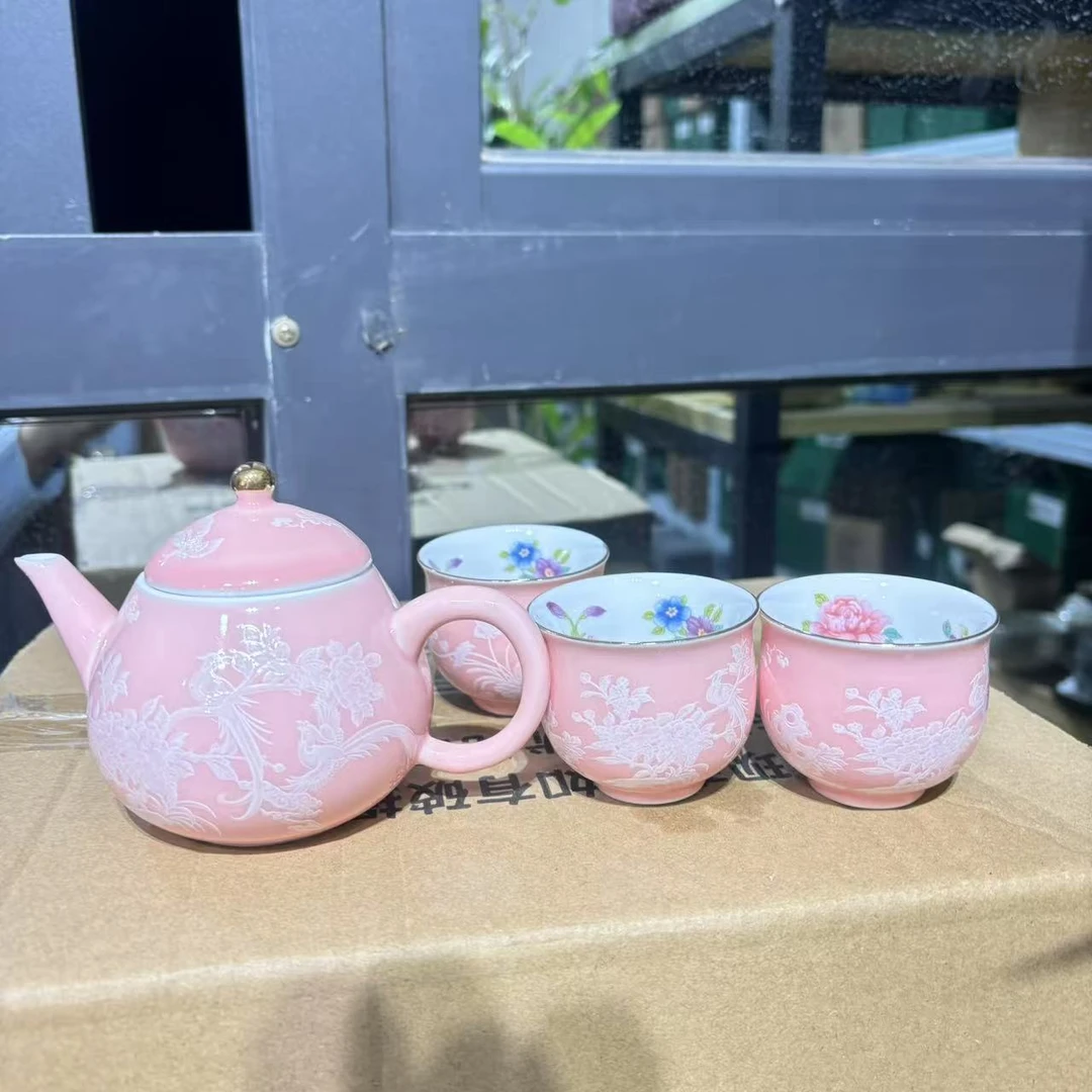 【中国邮政专属链接】锦上添花茶壶盖碗套组  MC038