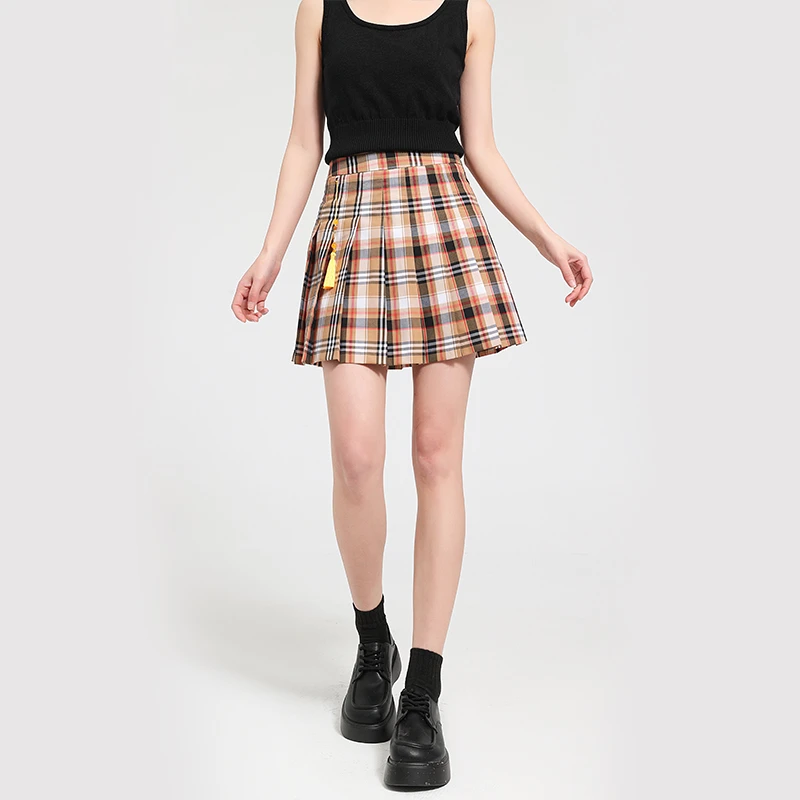2025新款JK制服裙夏款原创日系学院风格子裙夏季百褶短裙女春秋