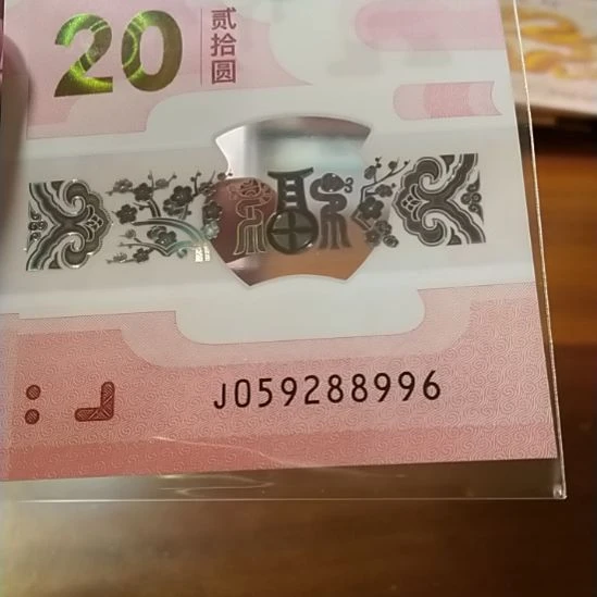 塑料蛇纪念钞 059288996