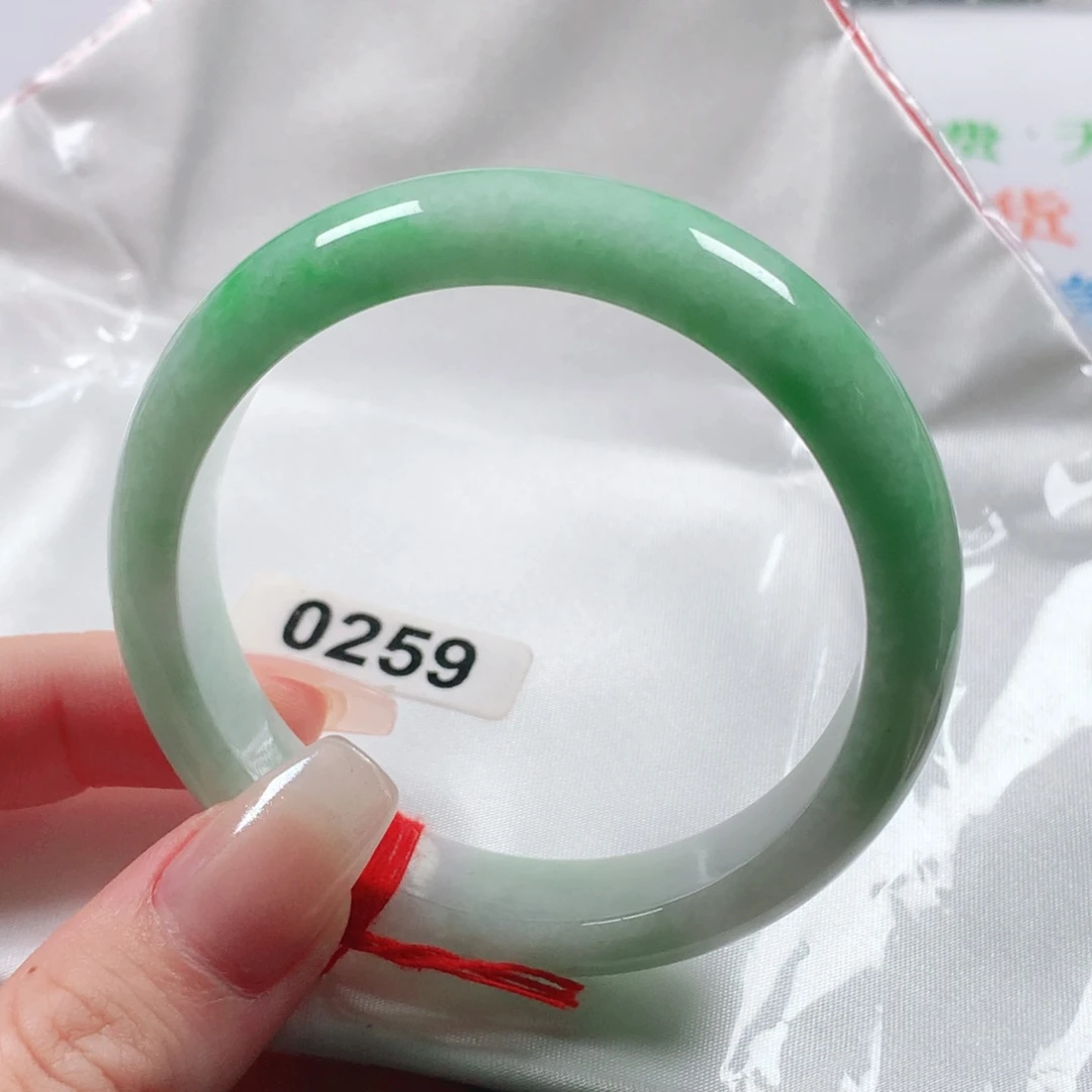 未镶嵌手镯翡翠天然翡翠手镯0259