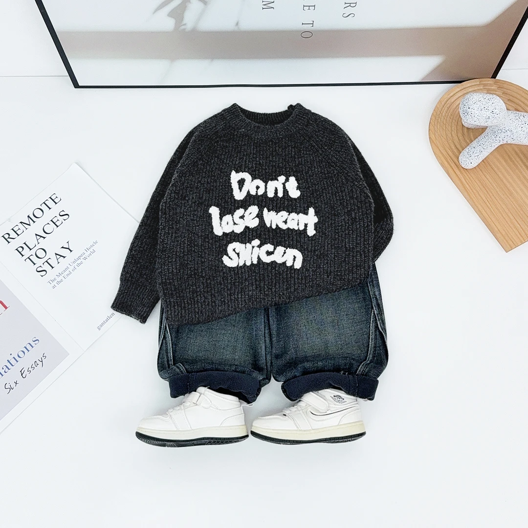 男童冬毛衣打底衫儿童衣服2025新款秋冬装潮TLL25537悠悠童话童装