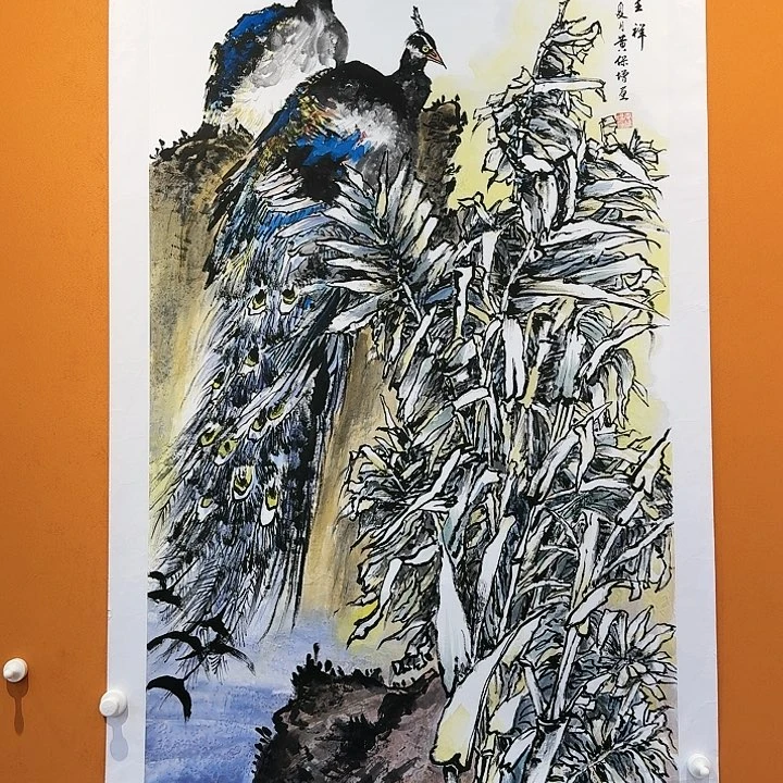 国画书法作品多次参加