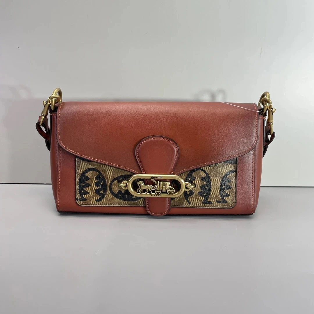 95新 COACH/蔻驰 jade26小怪兽酒神包少肩带26*15*6cmE032713
