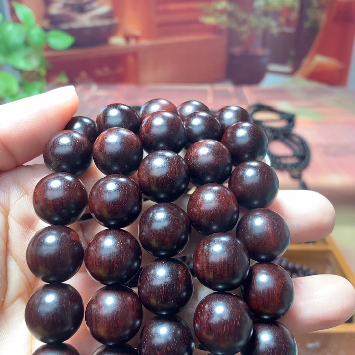 小***人手串/手链小叶紫檀12mm108颗