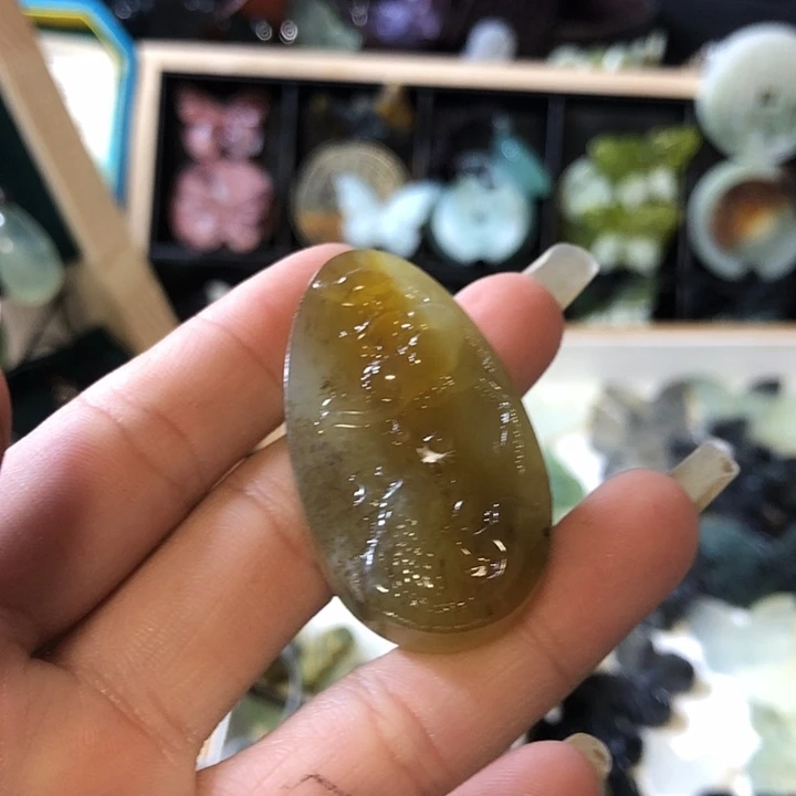 岫玉未镶嵌岫玉挂件