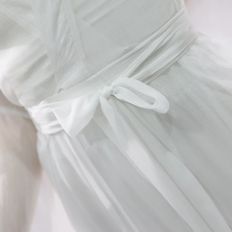 芙帛古典舞蹈服装身韵飘逸演出服披肩女纱衣开衫上衣配饰腰封发带