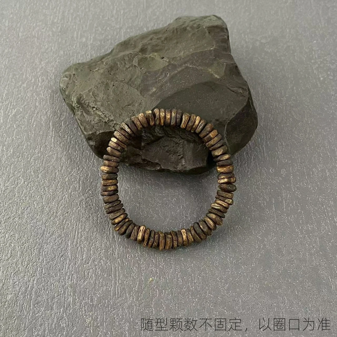 沉香【必入款乌身】棋楠随形单圈沉香手串一条 多样性发货（211）