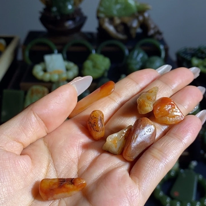 和田玉未镶嵌吊坠(不含链)哥*了