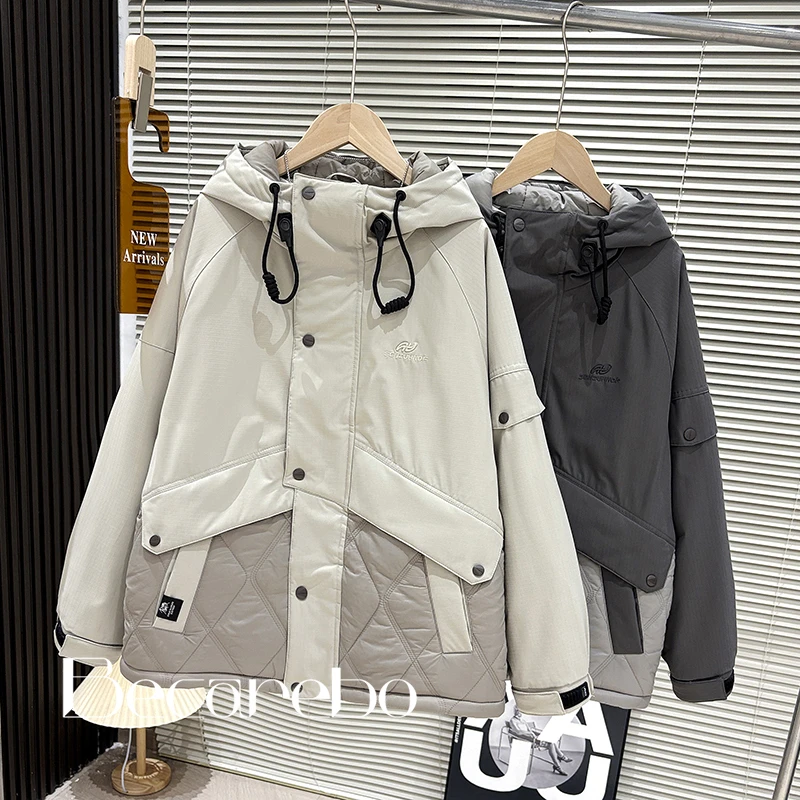 【保暖加厚】青少年童装男童冬装棉服外套大童加厚棉衣男孩秋冬衣服