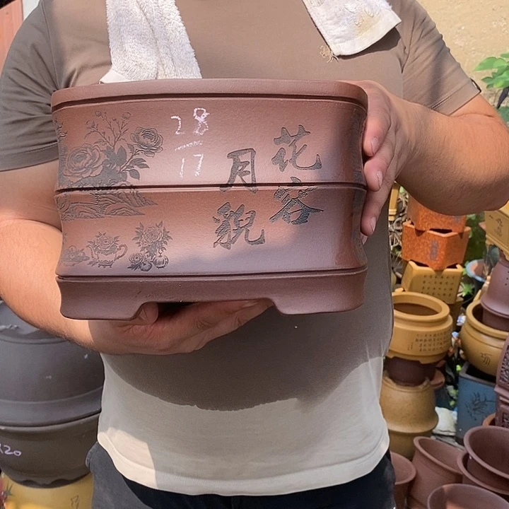 紫砂花盆紫砂的一天都在这里的