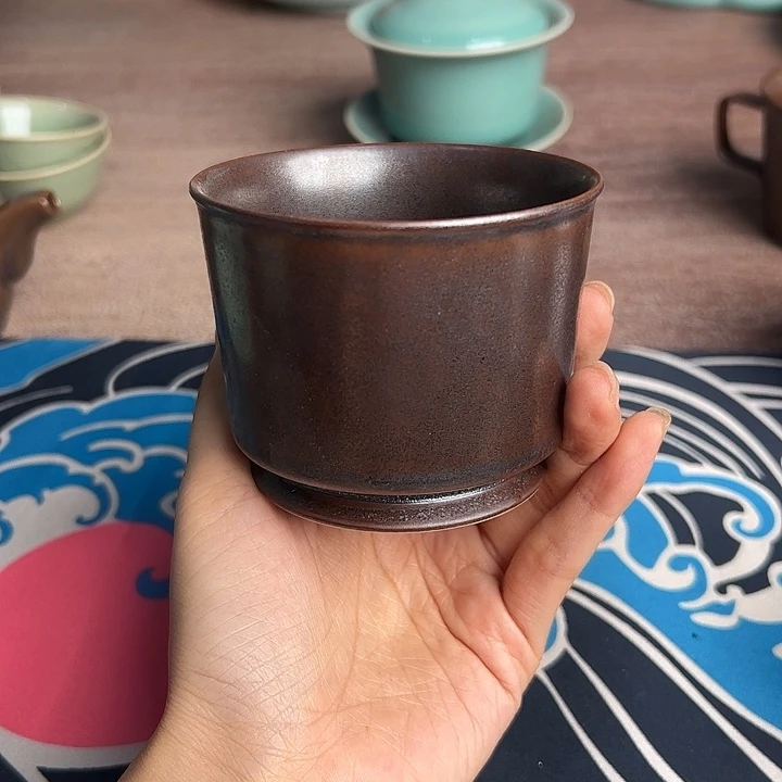 龙泉云间青瓷小米茶器