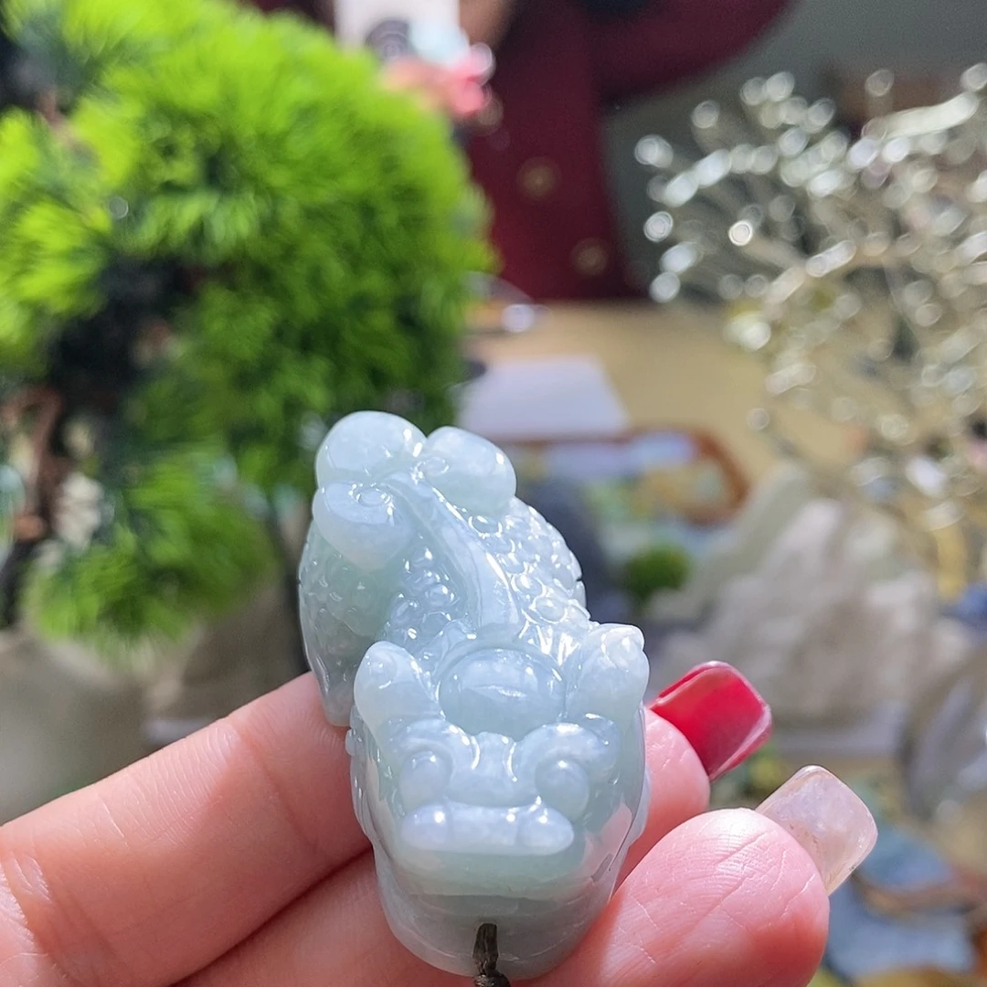 【闪购商品】翡翠颈饰未镶嵌貔貅