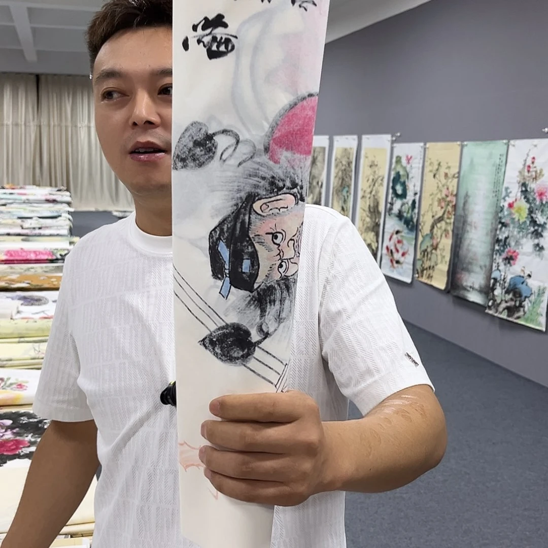 国画国画老师手绘作品