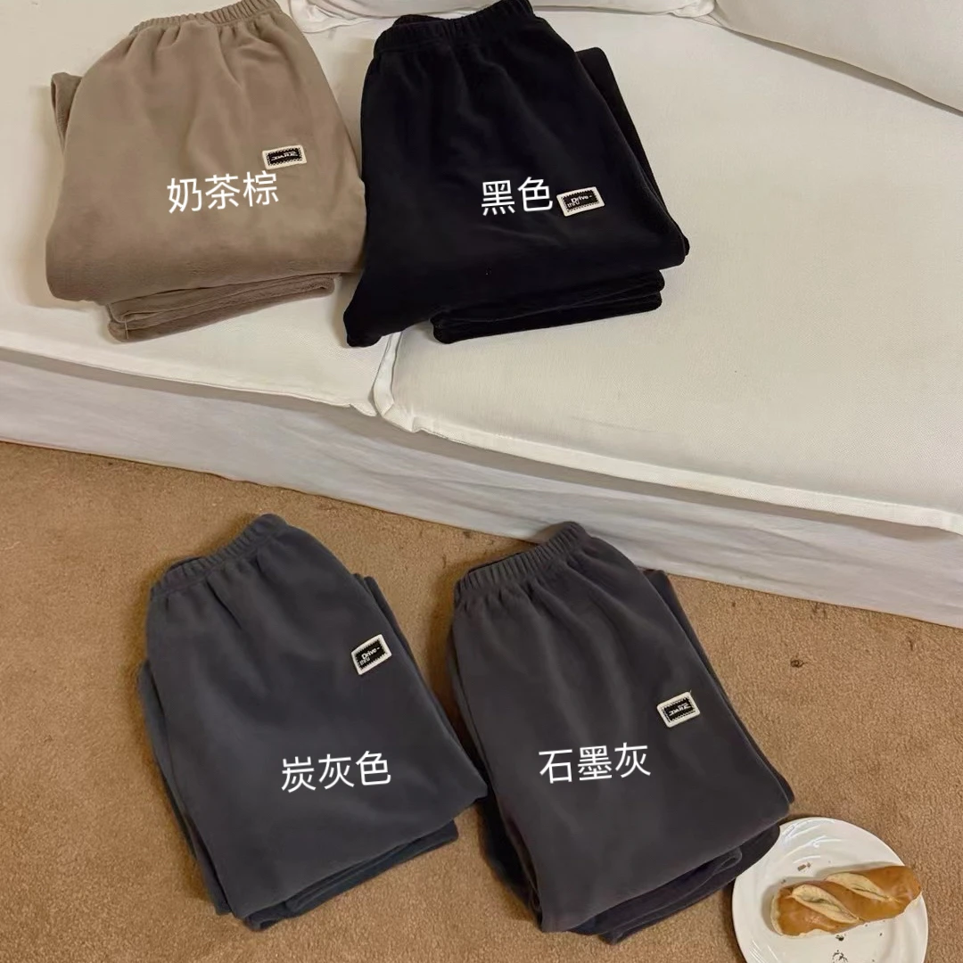 男士秋冬绒绒裤家居304