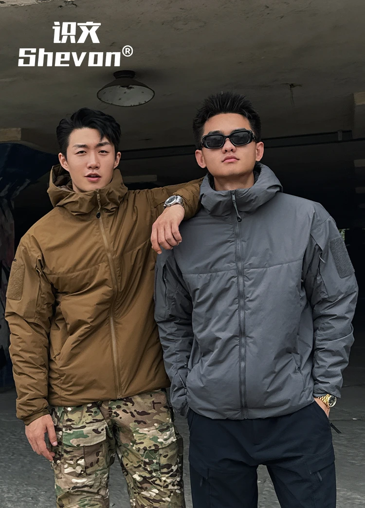 【识文】军版gen2棉服3M新雪丽棉轻量化防风防水立领连帽棉服
