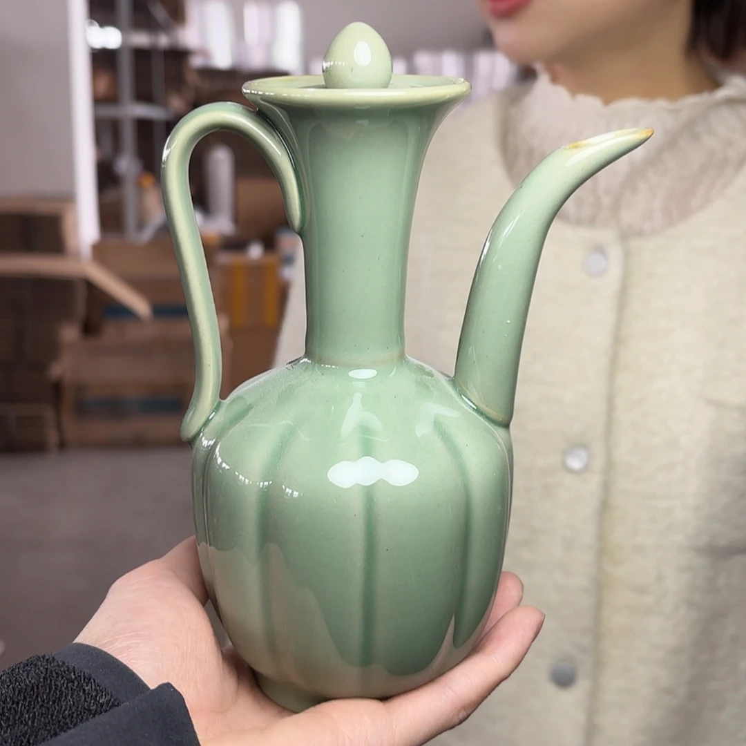 龙泉云间青瓷小米茶器