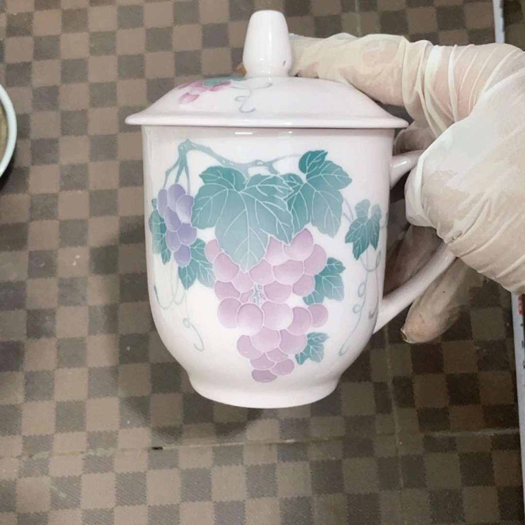 【闪购商品】瓷片杏*春景德镇陶瓷现代工艺
