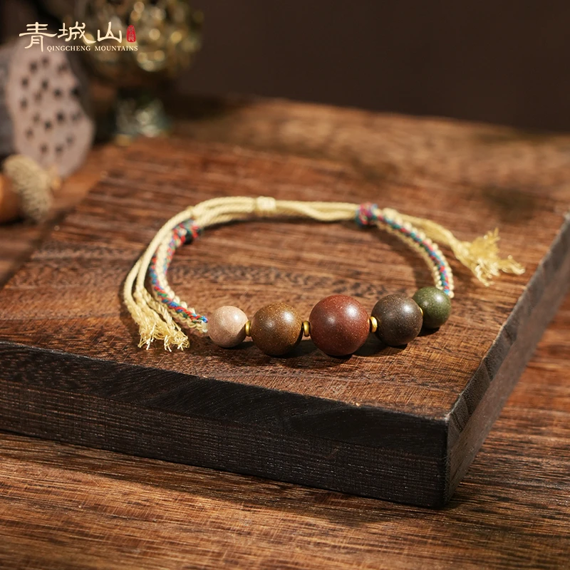 首播专享【五方真气香方】青城山非遗天然合香珠五方可调节手链