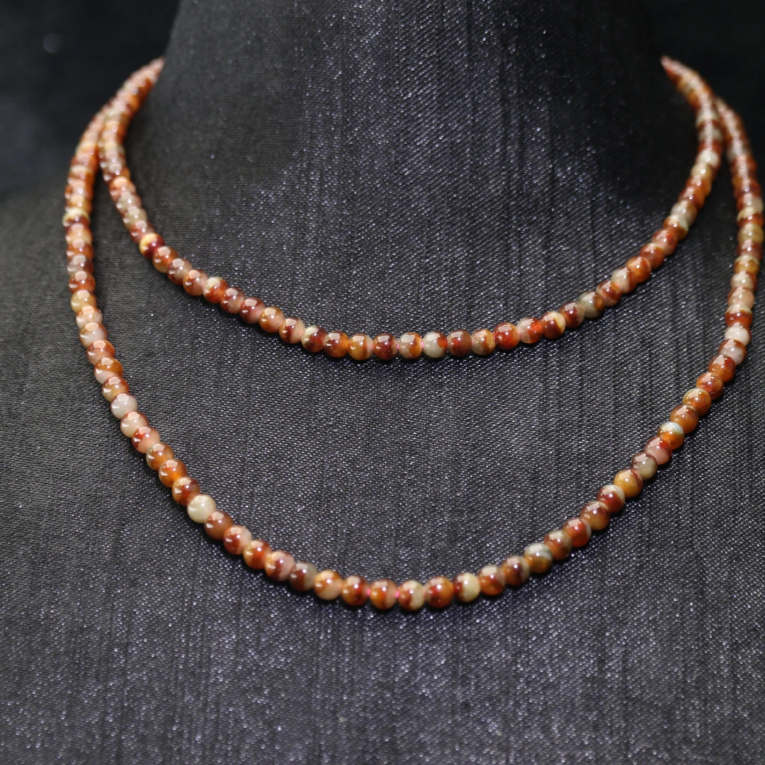 FC35天然缅甸A货浓郁红翡珠链/200069/保利厦门拍卖