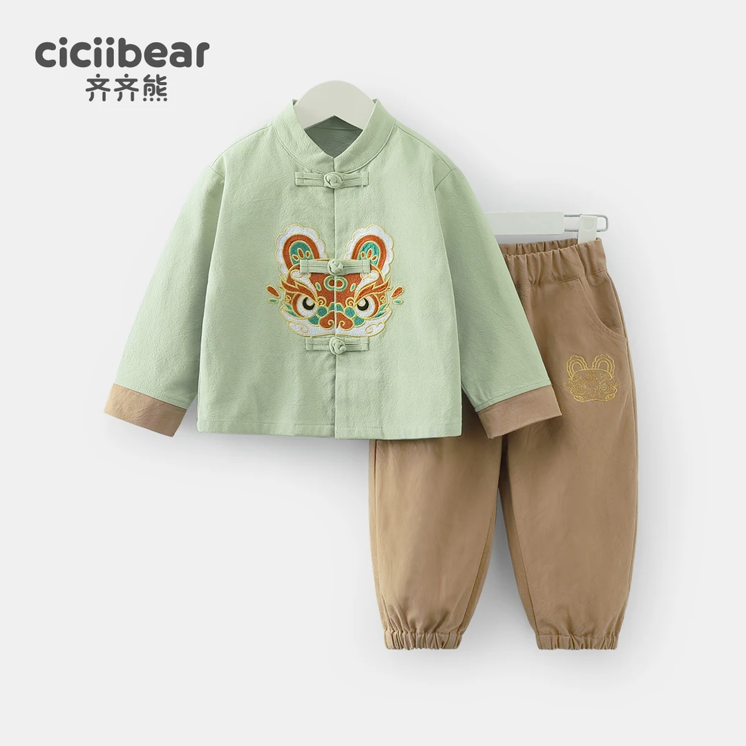 汉服套装衣服两件男童Q101388