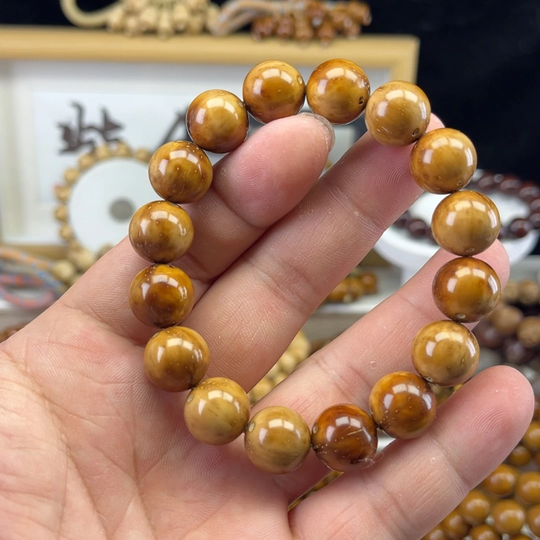 紫金鼠手串紫金鼠火焰纹光珠手串