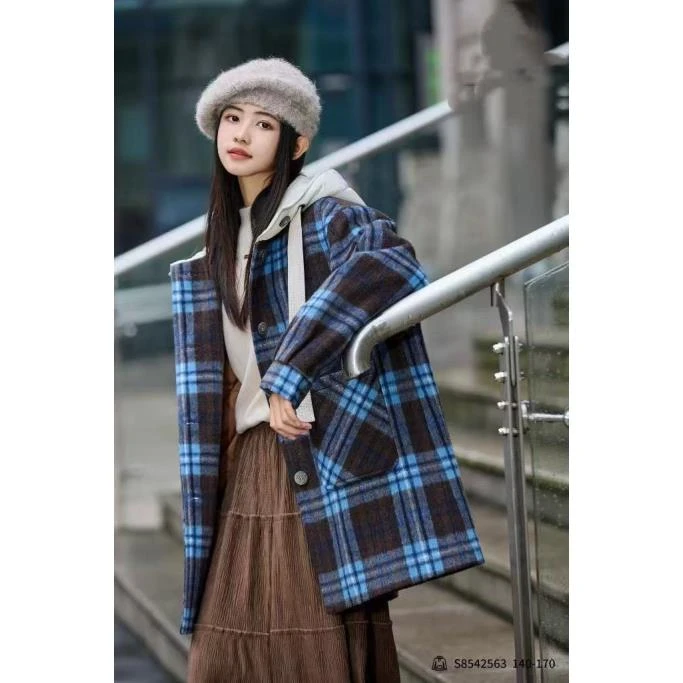 501199《现》韩版儿童时尚百搭加绒加厚冬季保暖洋气连帽外套