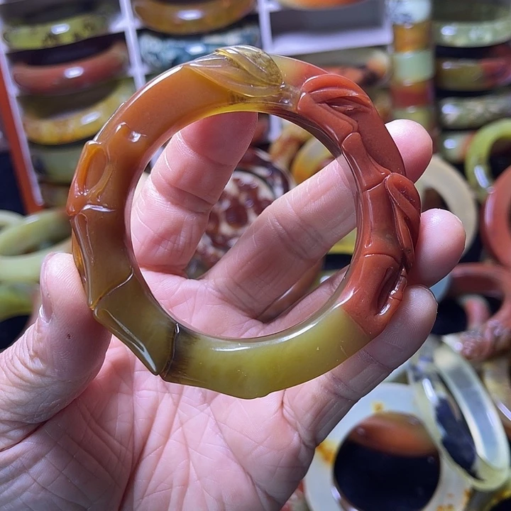 蛇纹石玉合金手镯
