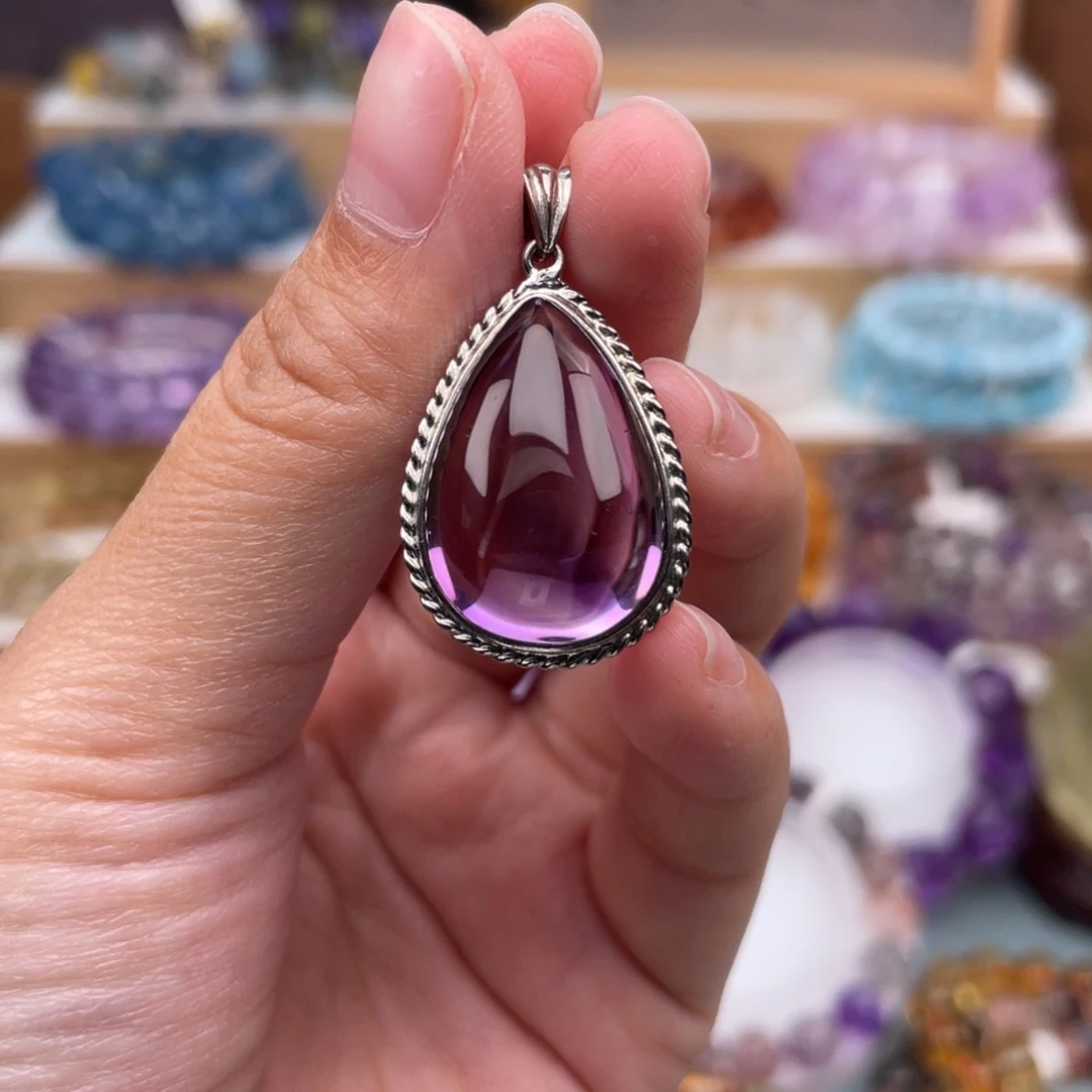 未镶嵌水晶手链紫水晶