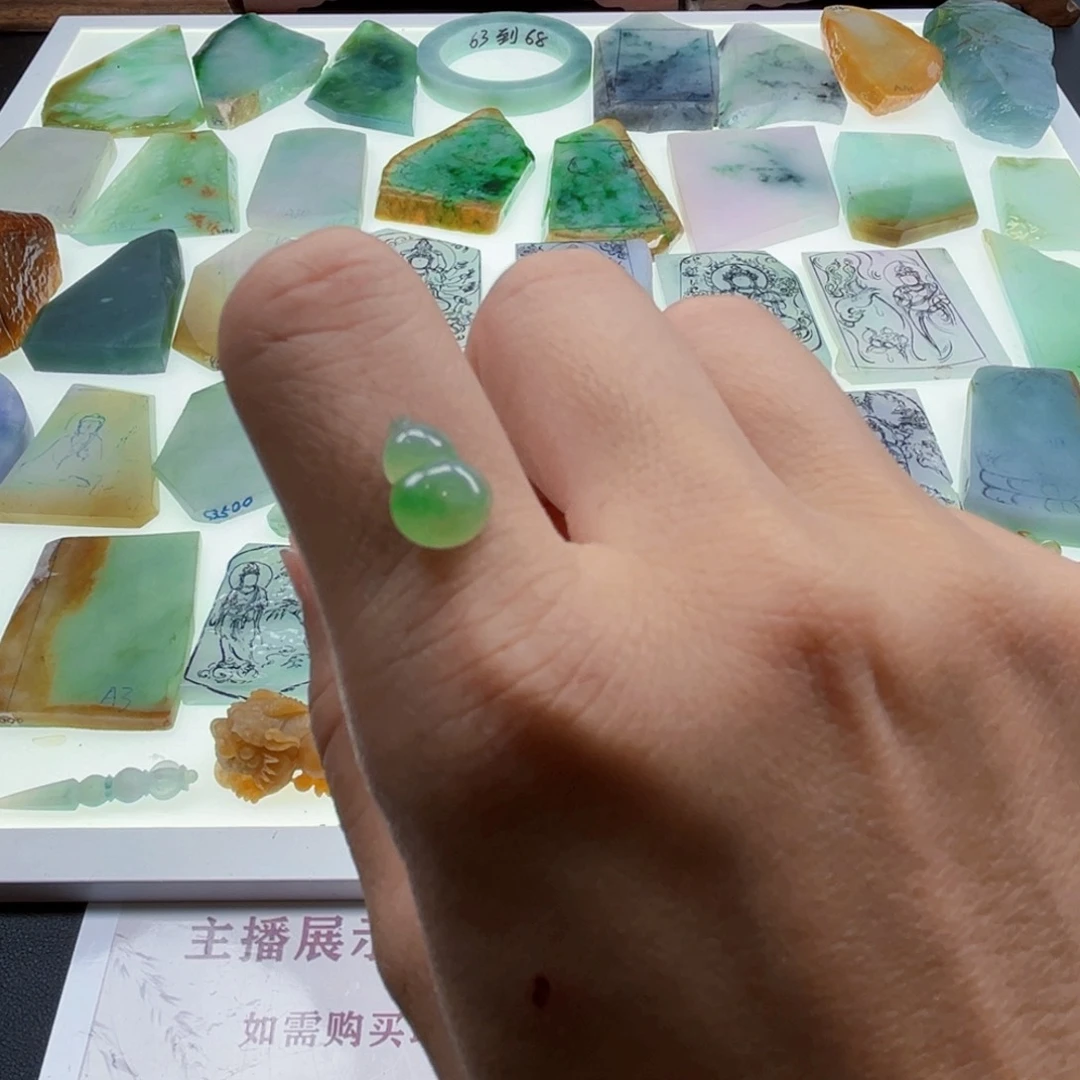 定制翡翠未镶嵌天然翡翠a货