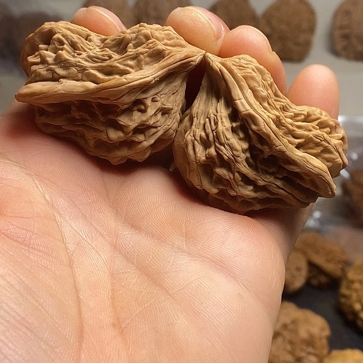 桃核把件刺*麦穗小鸟