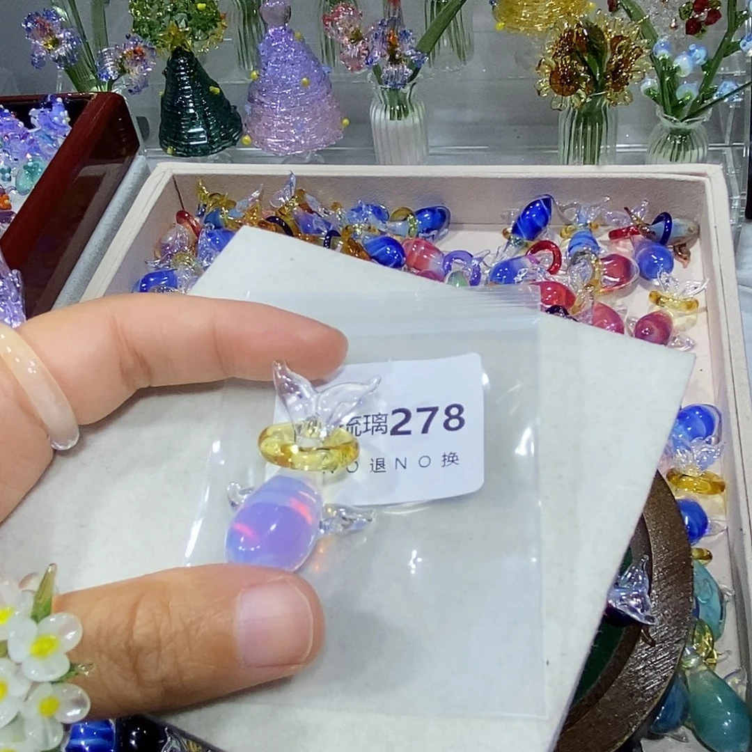 陈***折吊坠（不含链）琉璃278鲸鱼一个