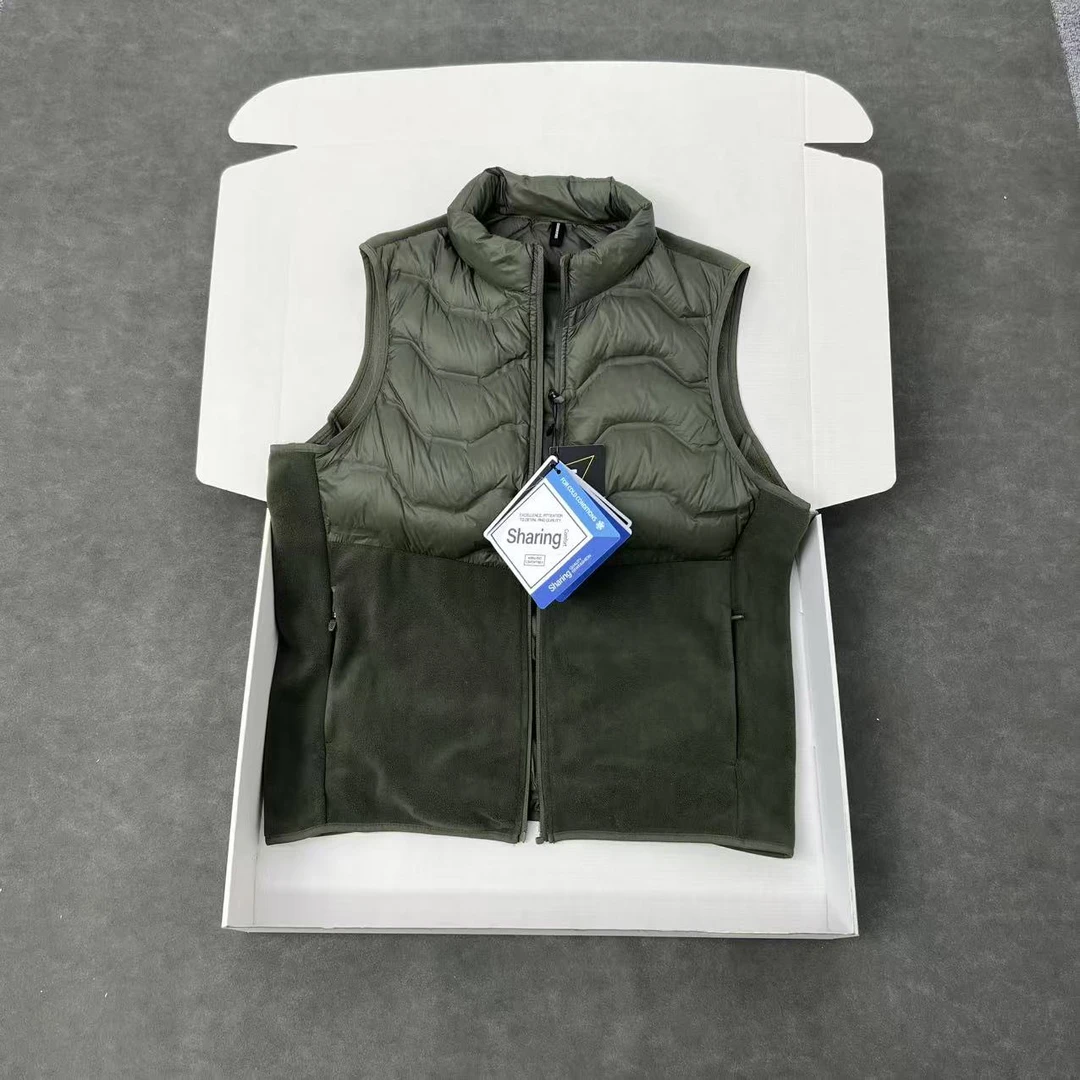 加单牛货 品质超好 男女户外运动休闲立领羽绒马甲