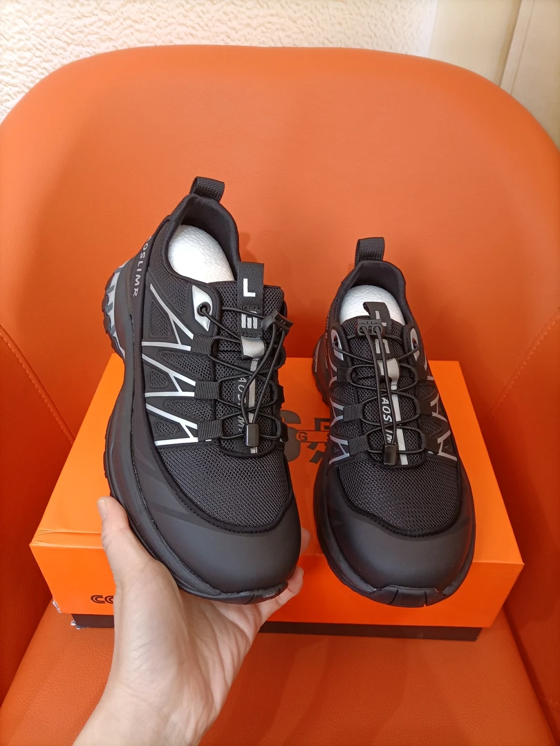 运动休闲鞋厚底休闲时尚休闲鞋鞋子夏季黑色运动鞋潮鞋百搭