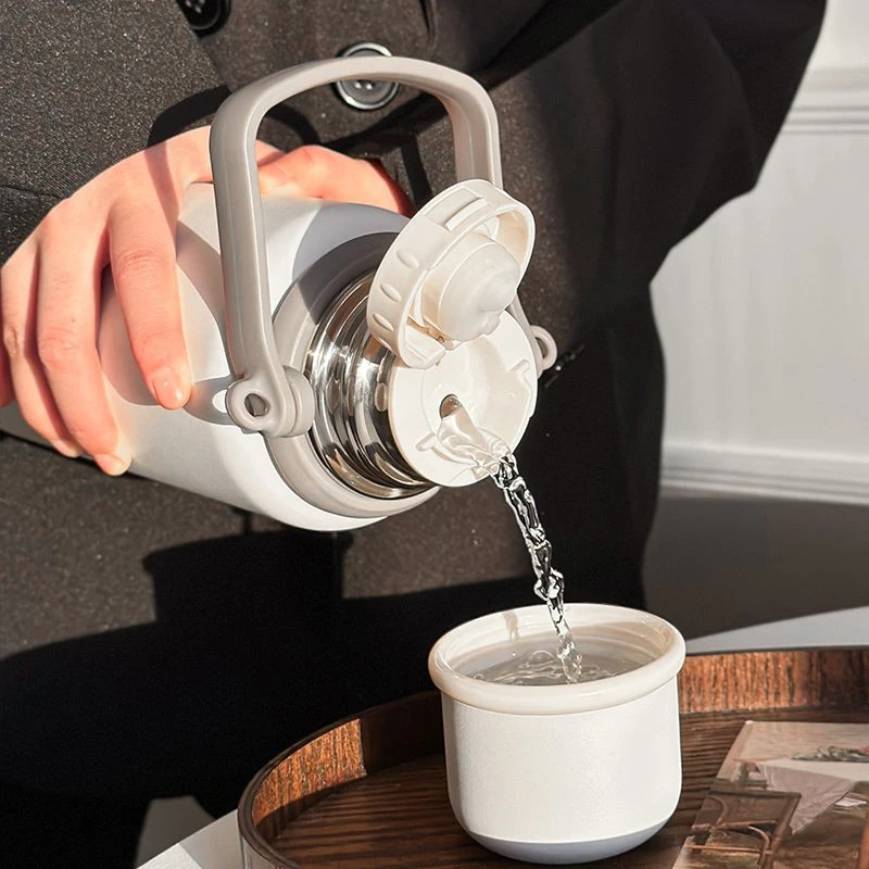 Gucgres保温杯女生水杯大容量保温壶316不锈钢泡茶杯男士户外杯子