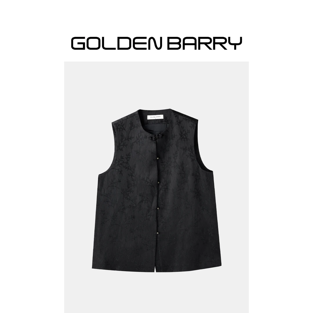 |【福利】123103-1简约气质圆领休闲宽松无袖马甲【微瑕】