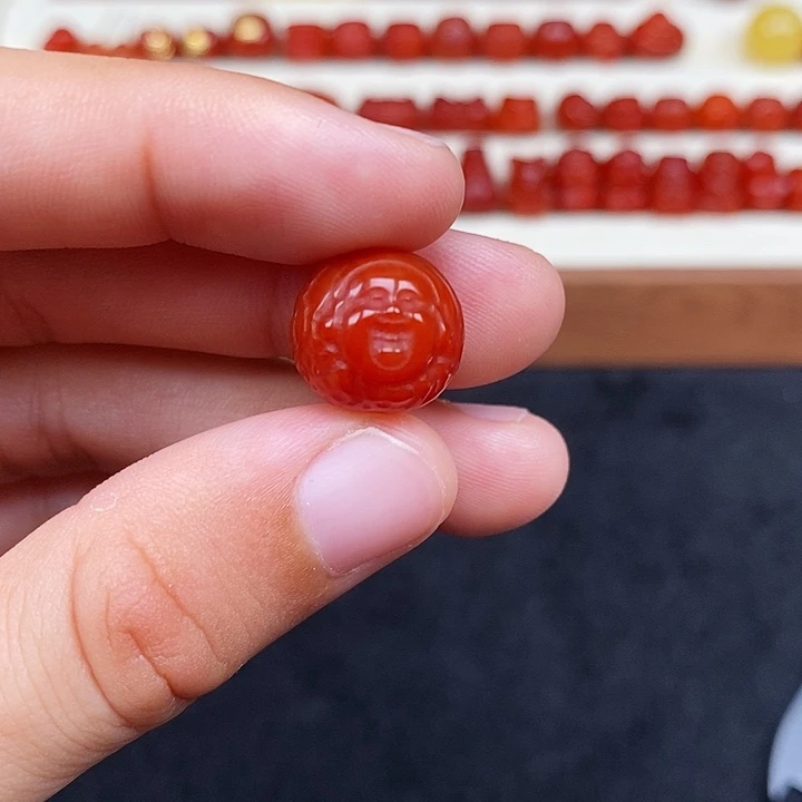 南红玛瑙未镶嵌平安扣