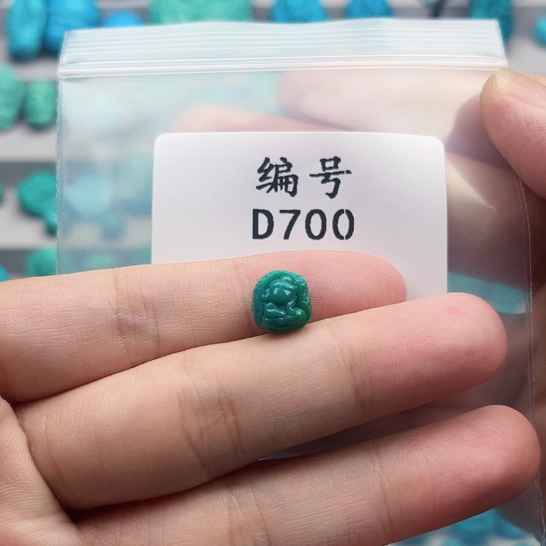 未镶嵌绿松石天然原矿雕刻绿松石