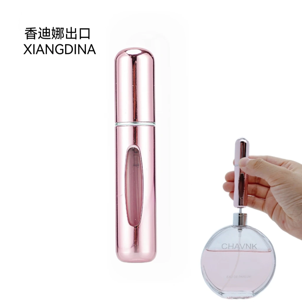 高档底充可循环使用便携式香水分装瓶细雾按压式香水分装抽取器