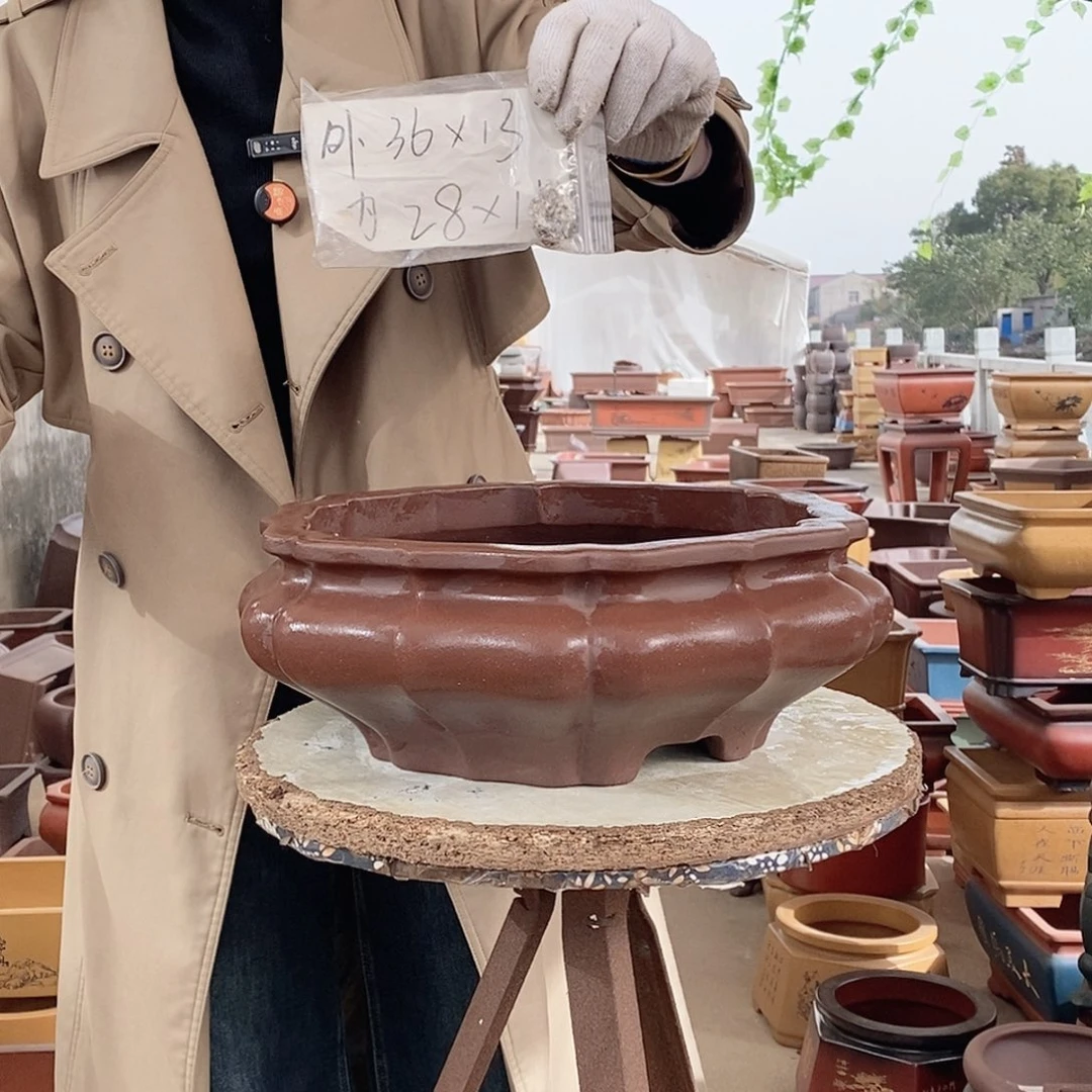 紫砂花盆紫砂花盆