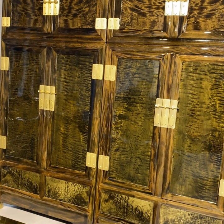 用***4楠木顶箱柜两件套