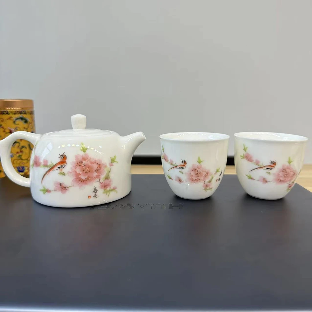 喜上眉稍一茶壶2茶杯茶具@@2149