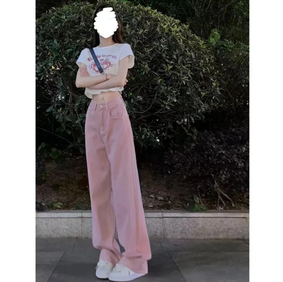 【页】【梅梅】2025新款百搭垂感牛仔裤