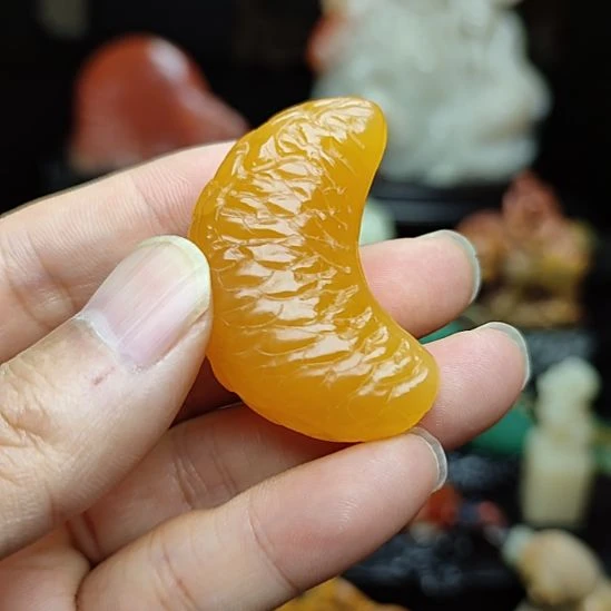 寿山石印尼金冻石