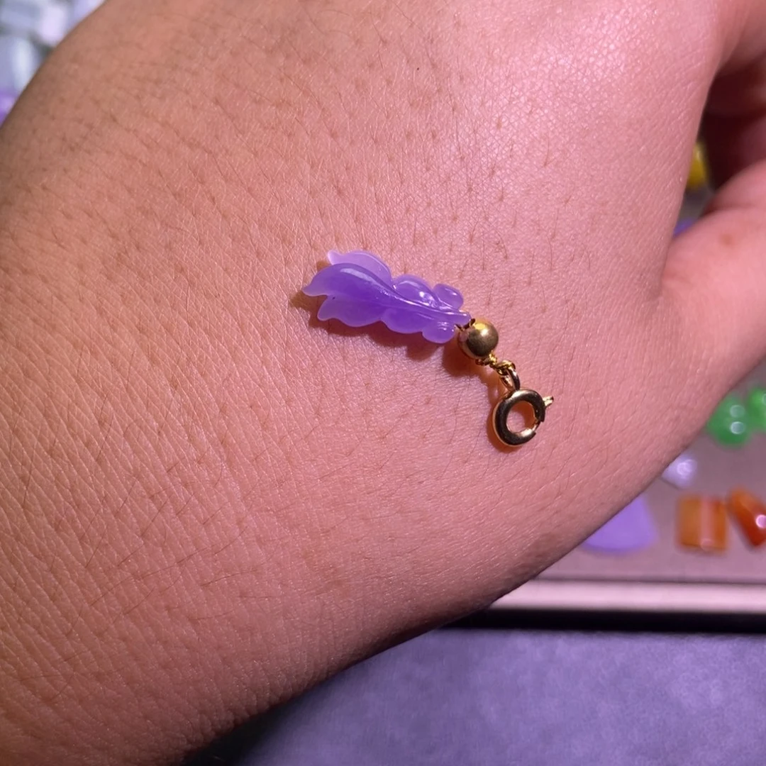 颈饰未镶嵌翡翠吊坠