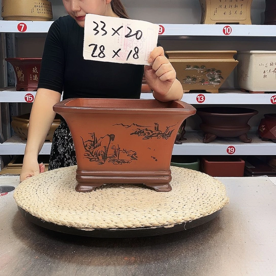 紫砂花盆紫砂花盆